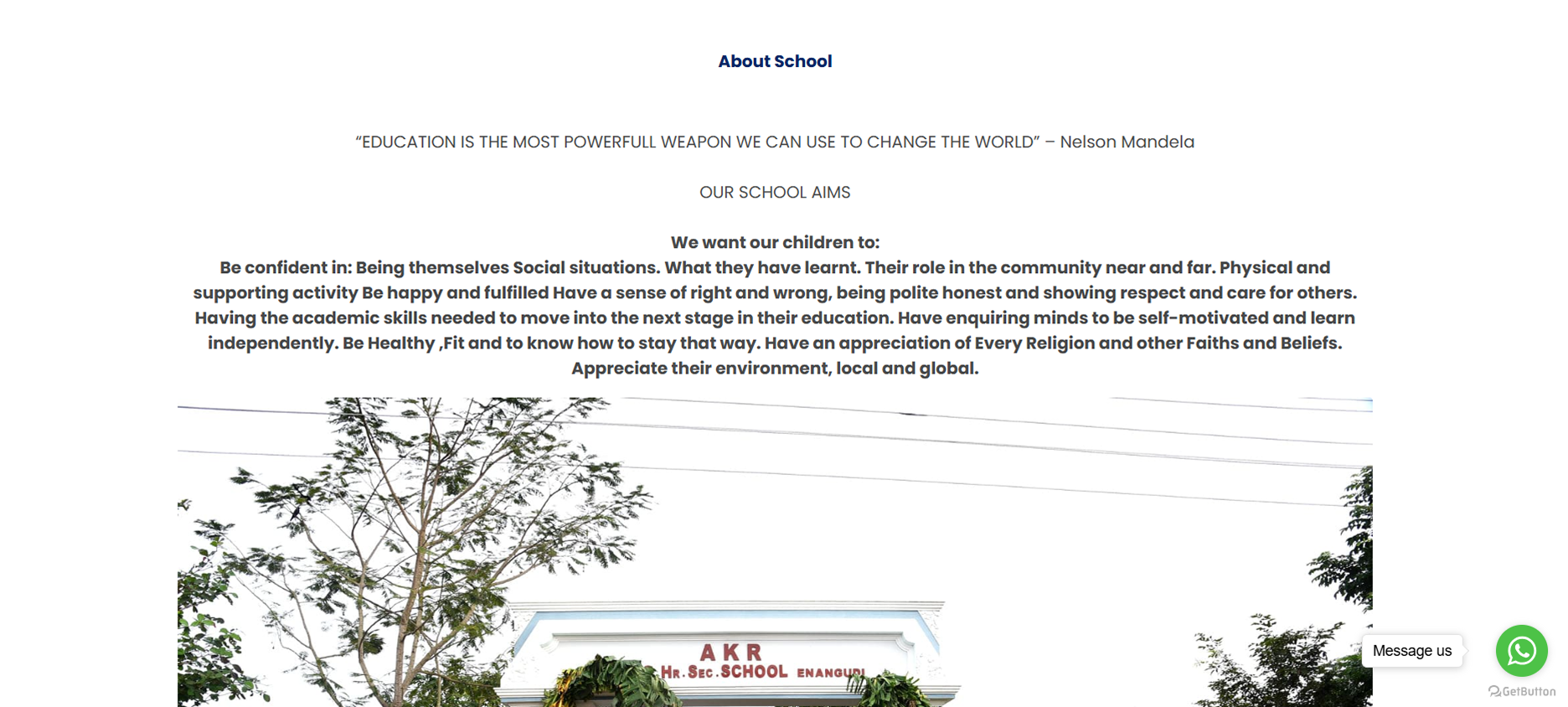 AKR School Image